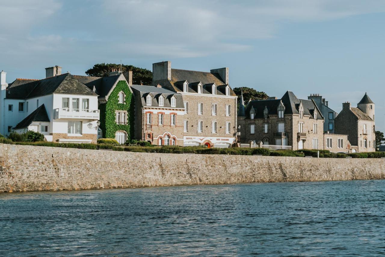Hotel Aux Tamaris - Vue Mer Roscoff Exteriör bild