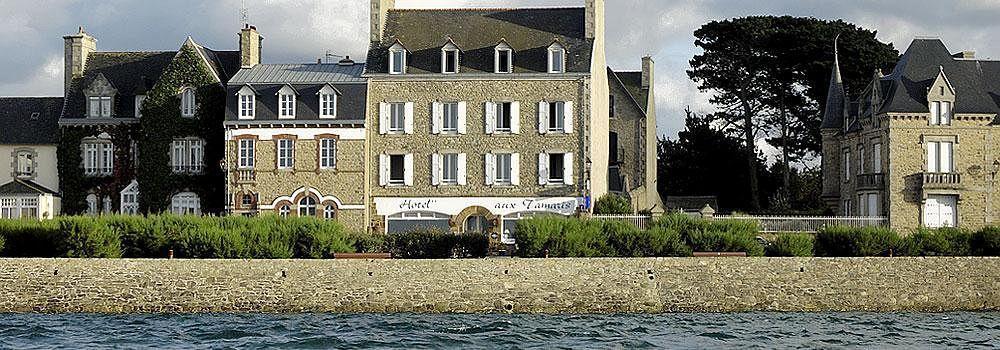 Hotel Aux Tamaris - Vue Mer Roscoff Exteriör bild