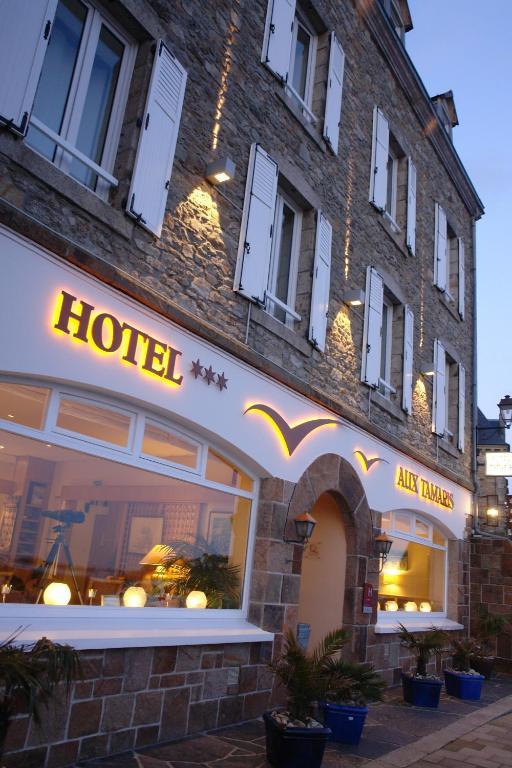 Hotel Aux Tamaris - Vue Mer Roscoff Exteriör bild