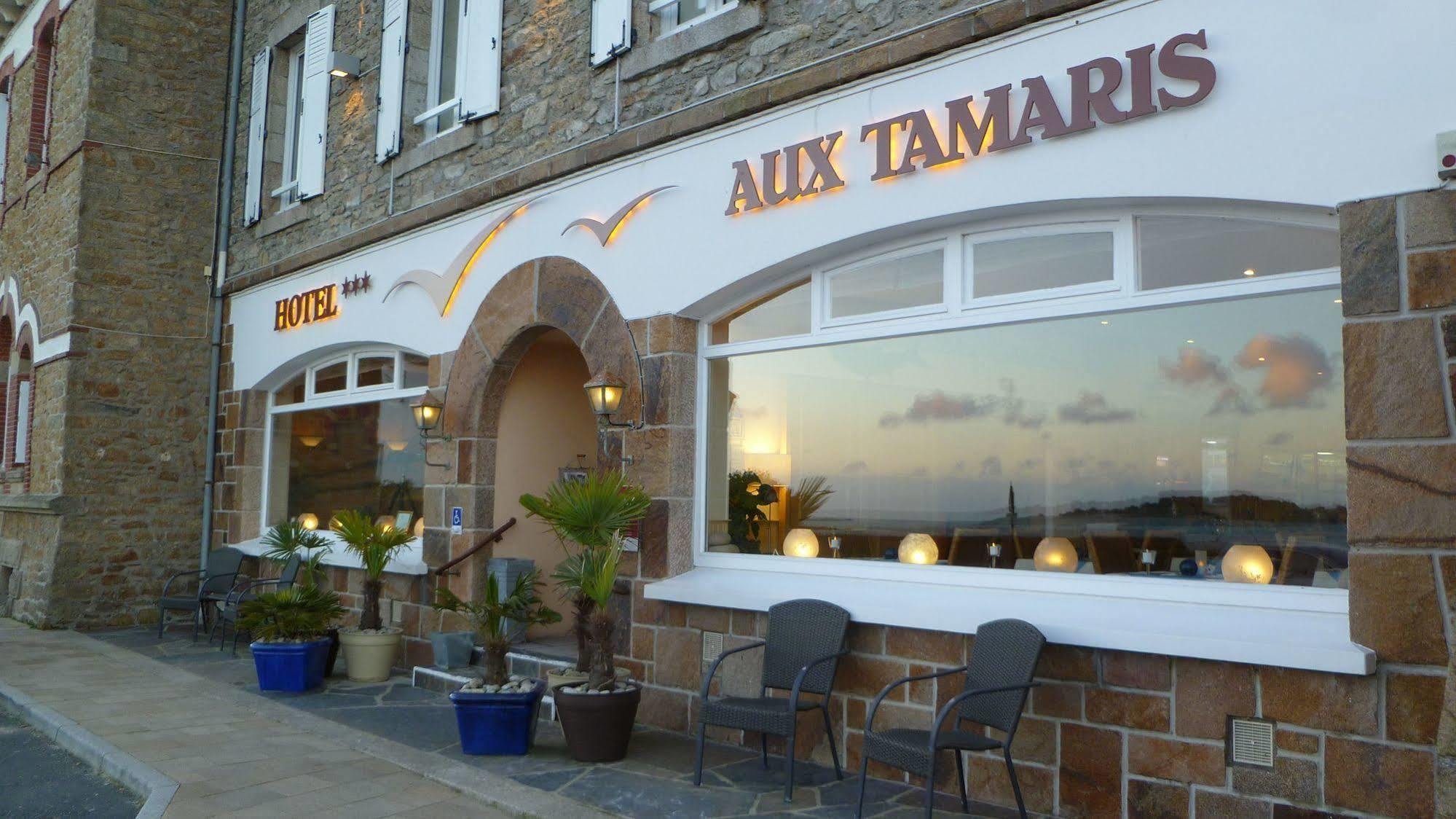 Hotel Aux Tamaris - Vue Mer Roscoff Exteriör bild